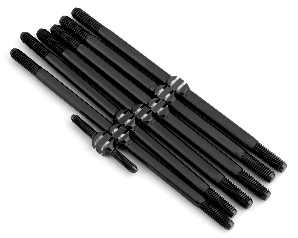 J&T Bearing Co. TLR 8IGHT-XT Titanium "Milled" Turnbuckle (Black)