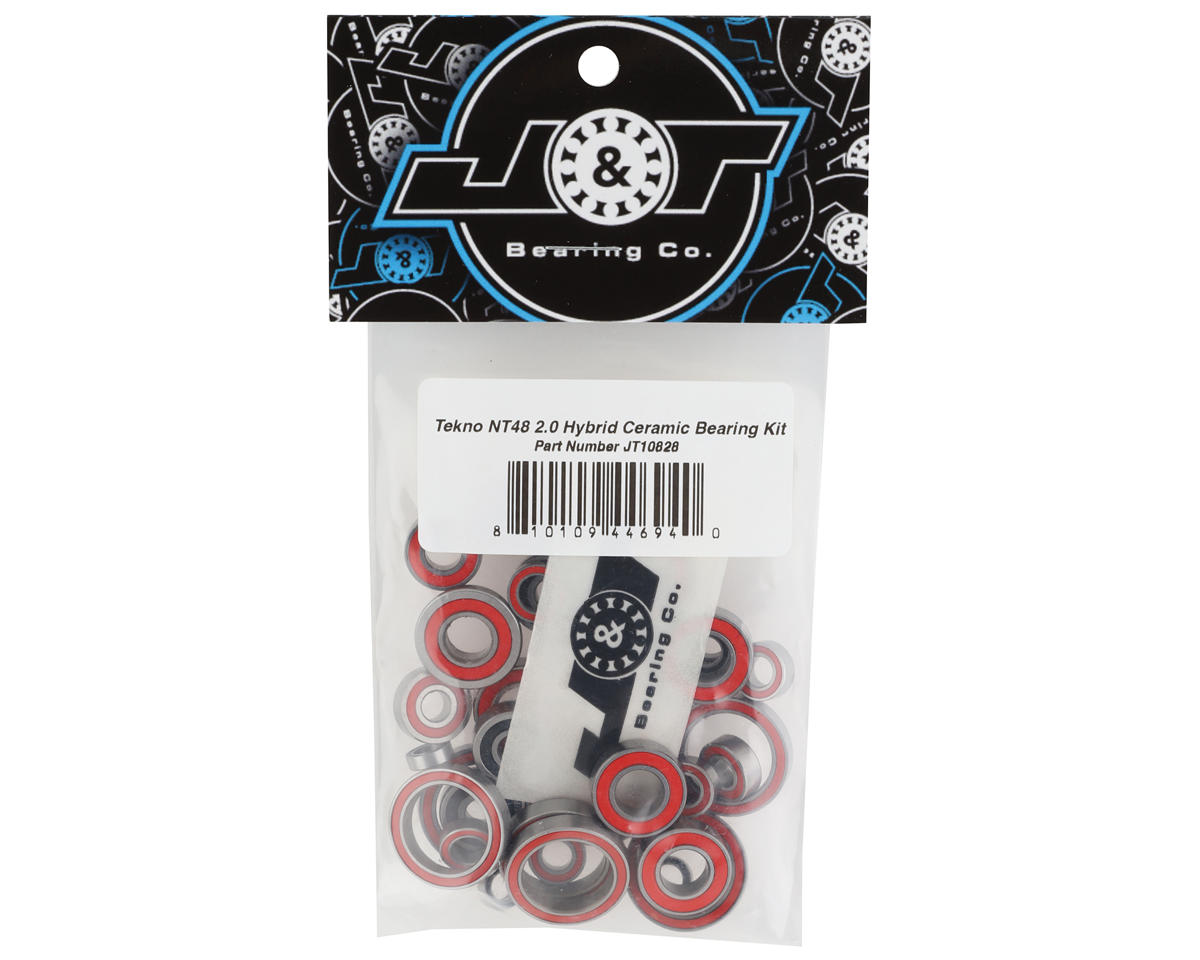 J&T Bearing Co. Tekno NT48 2.0 Hybrid Ceramic Bearing Kit