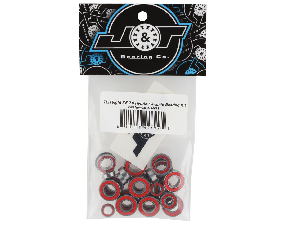J&T Bearing Co. TLR 8IGHT-XE 2.0 Hybrid Ceramic Bearing Kit