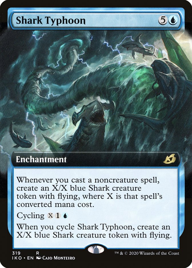 Shark Typhoon [#319 Extended Art] (IKO-R-FOIL)