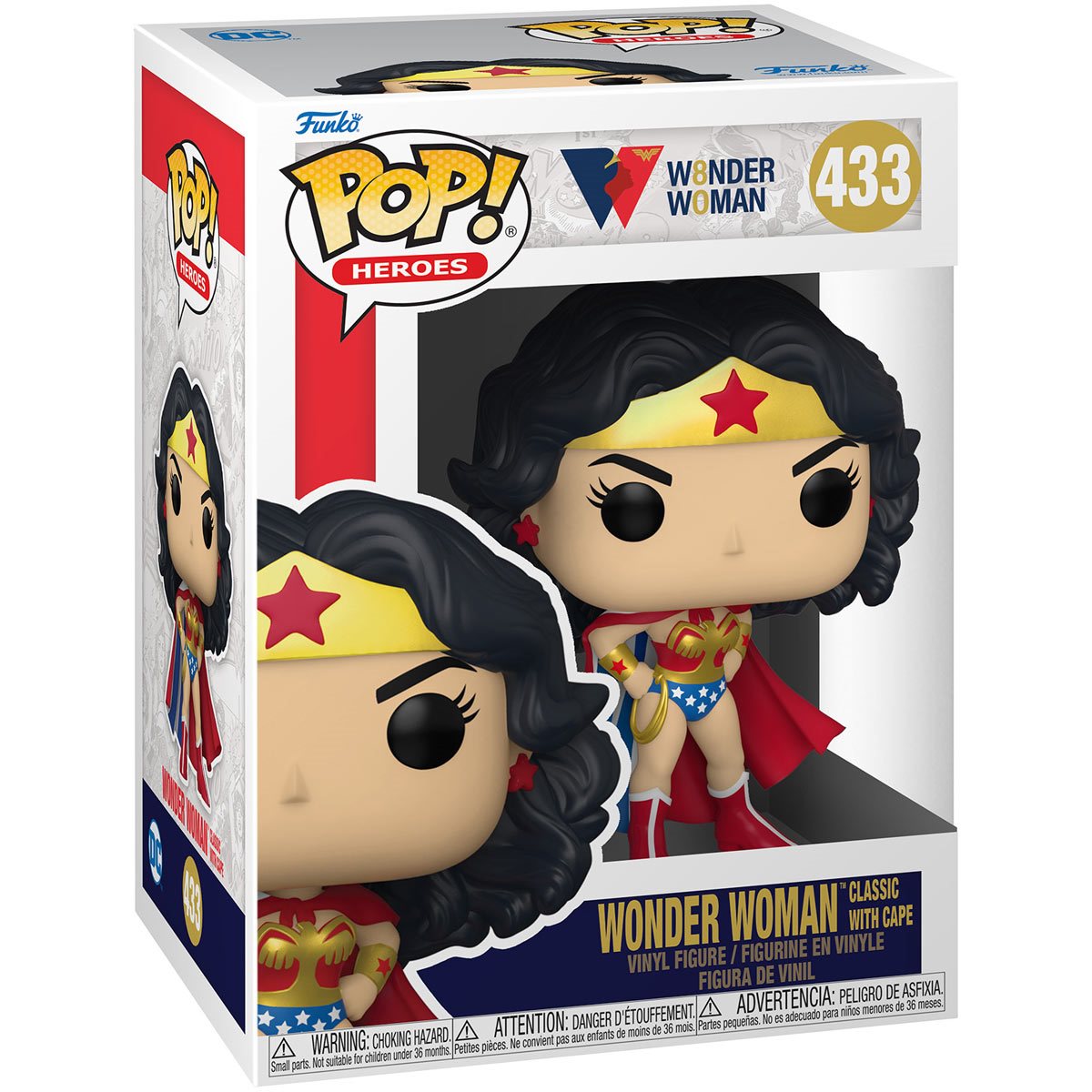 POP Figure: DC Wonder Woman 80th #0433 - Wonder Woman (Classic with Ca