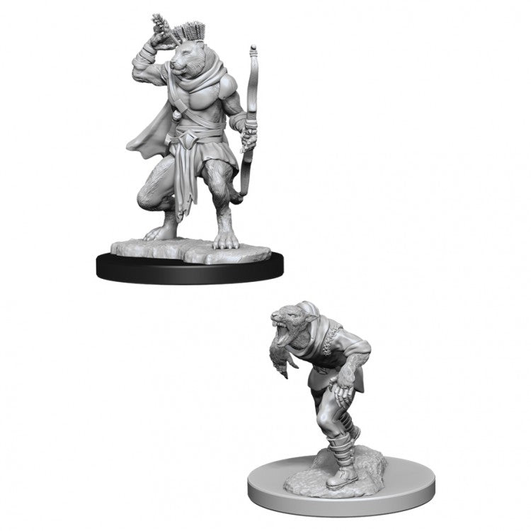 D&D: Nolzur's Marvelous Miniatures - Wererat & Weretiger (90014)