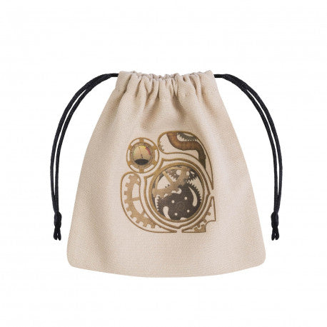 Q Workshop: Dice Bag - Steampunk: Beige/Multicolor