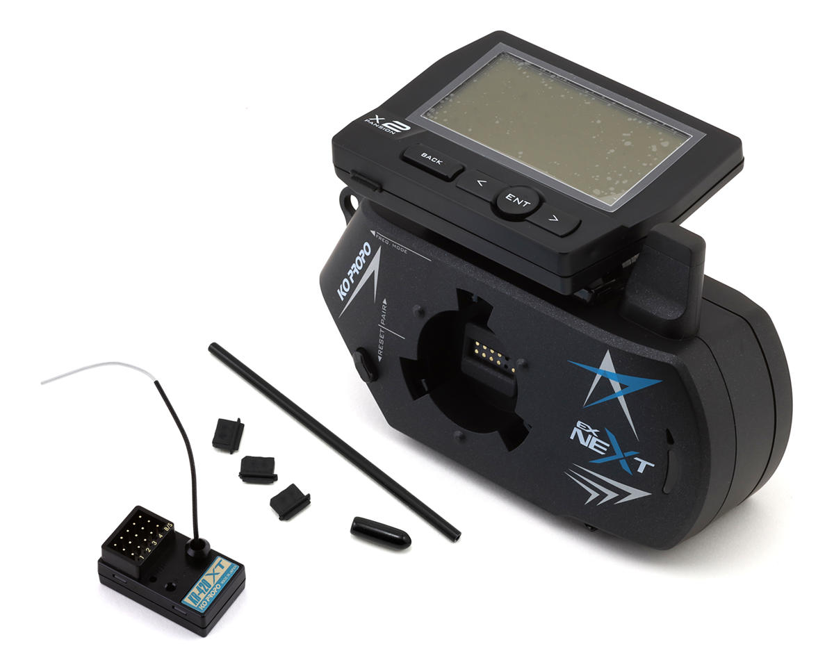 KO Propo EX-NEXT Black SP Master Unit Upgrade Set w/Ultra Small KR-420XT Receiver