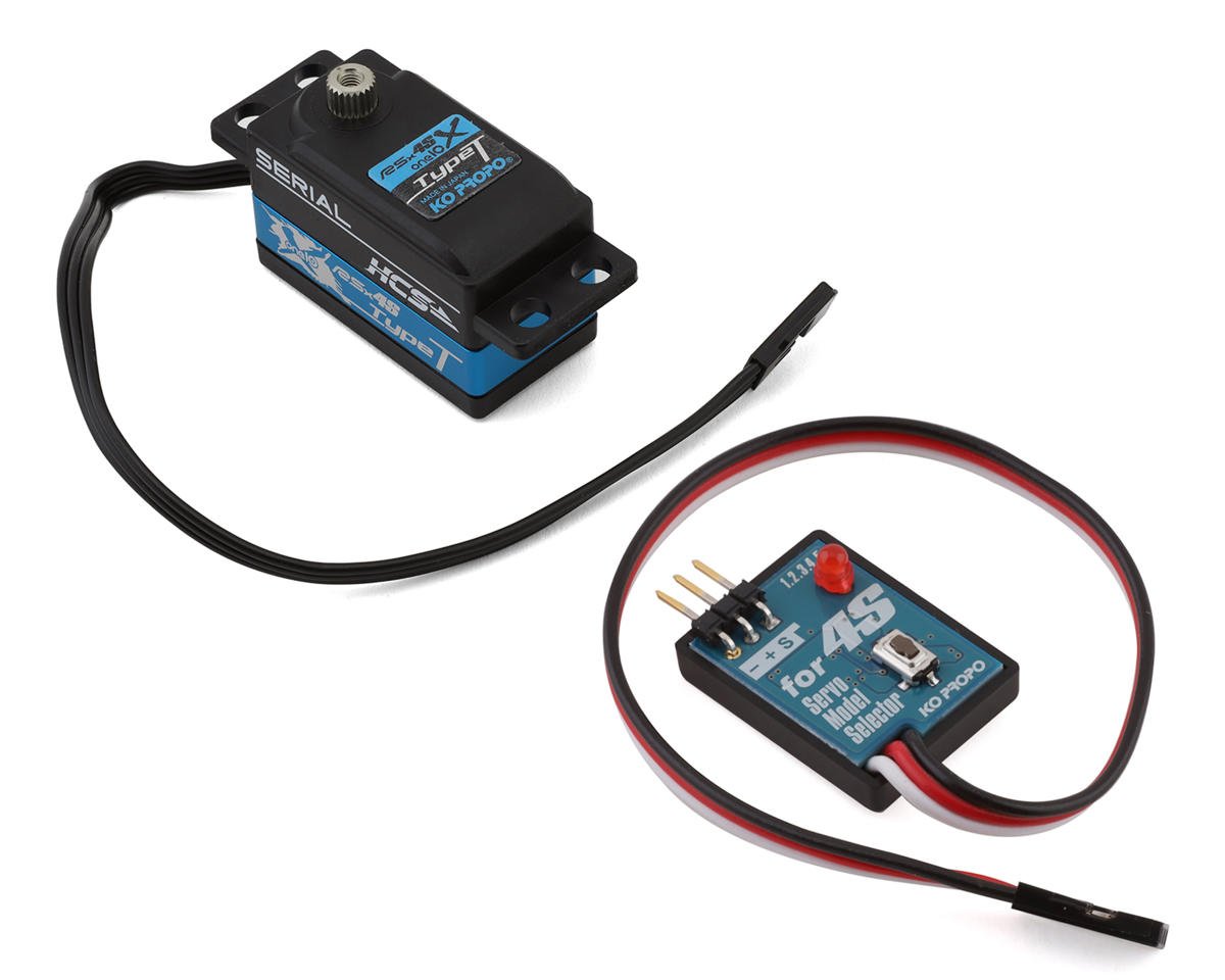 KO Propo RSx4S One10X Type-T Low Profile Servo w/4S Selector