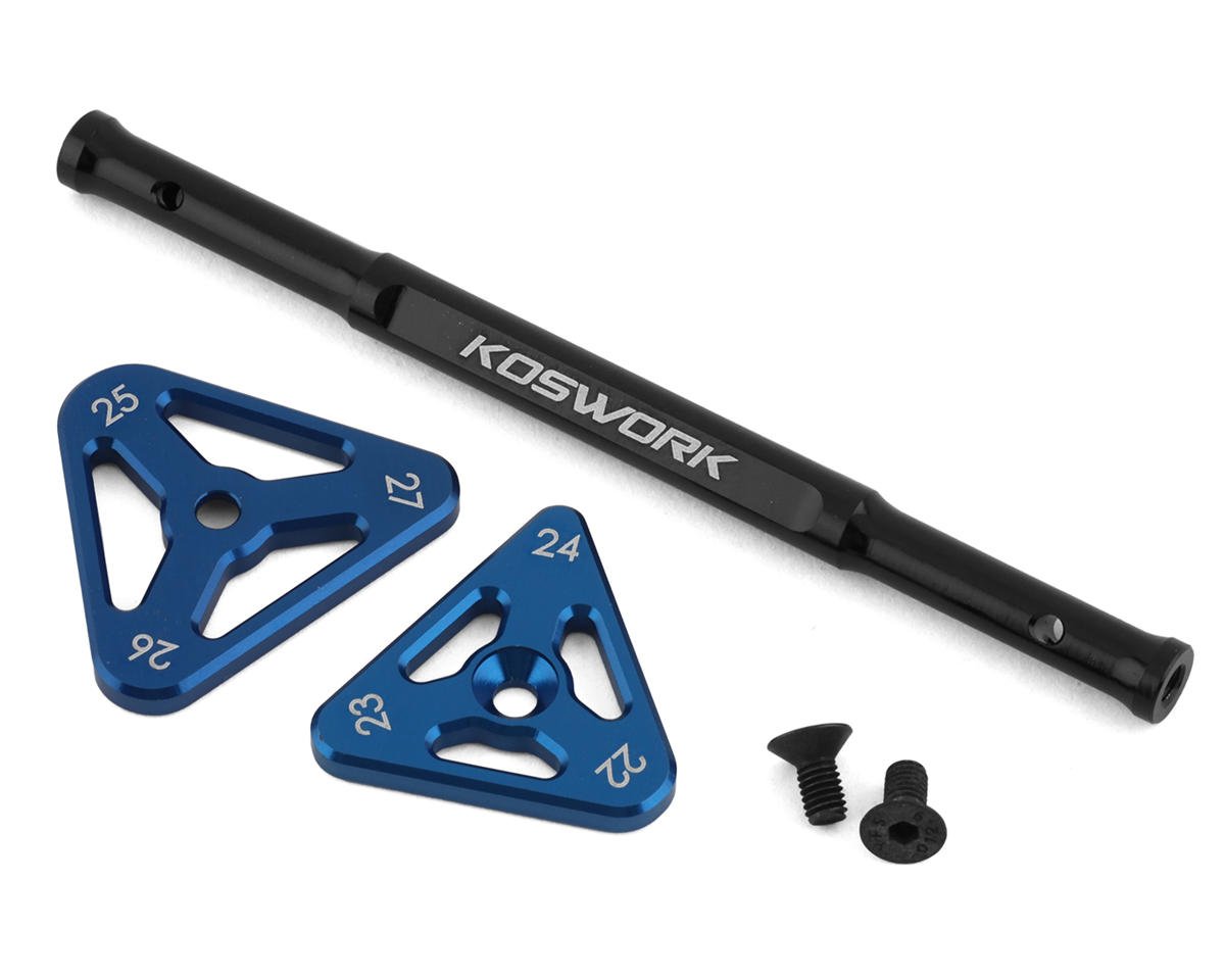 Koswork Aluminum 1/10 Truck & 1/8 Buggy Ride Height Gauge Set (22-24mm & 25-27mm)