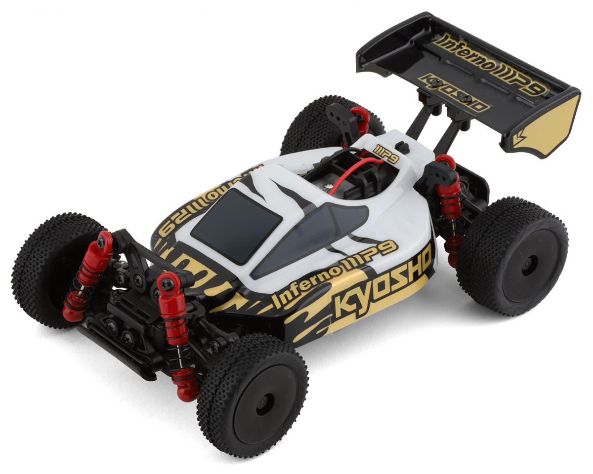 Kyosho MB-010 Mini-Z Inferno MP9 4WD Micro Buggy Readyset (White/Black) w/2.4GHz Radio