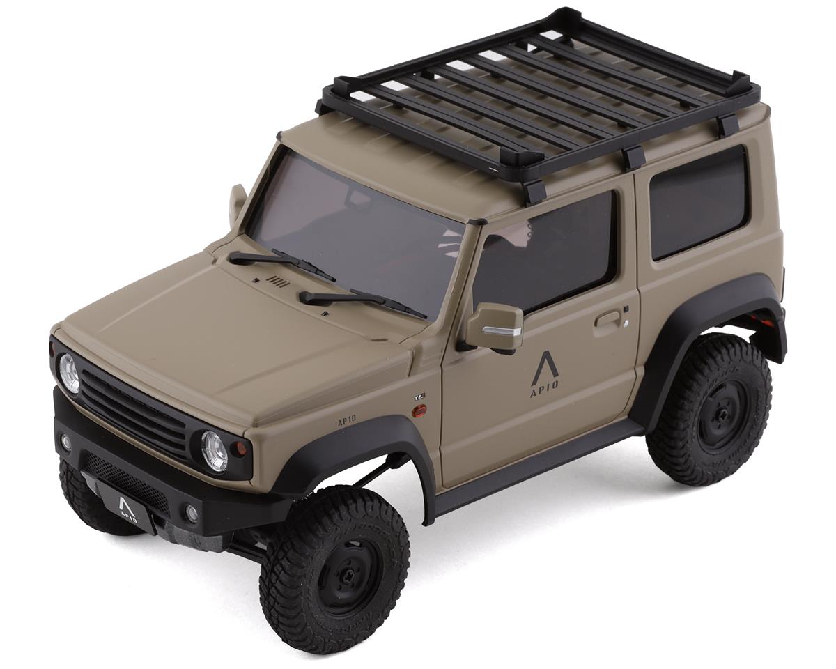 Kyosho MX-01 Mini-Z 4X4 Readyset w/APIO Jimny Sierra Body (Khaki) & 2.4GHz Radio