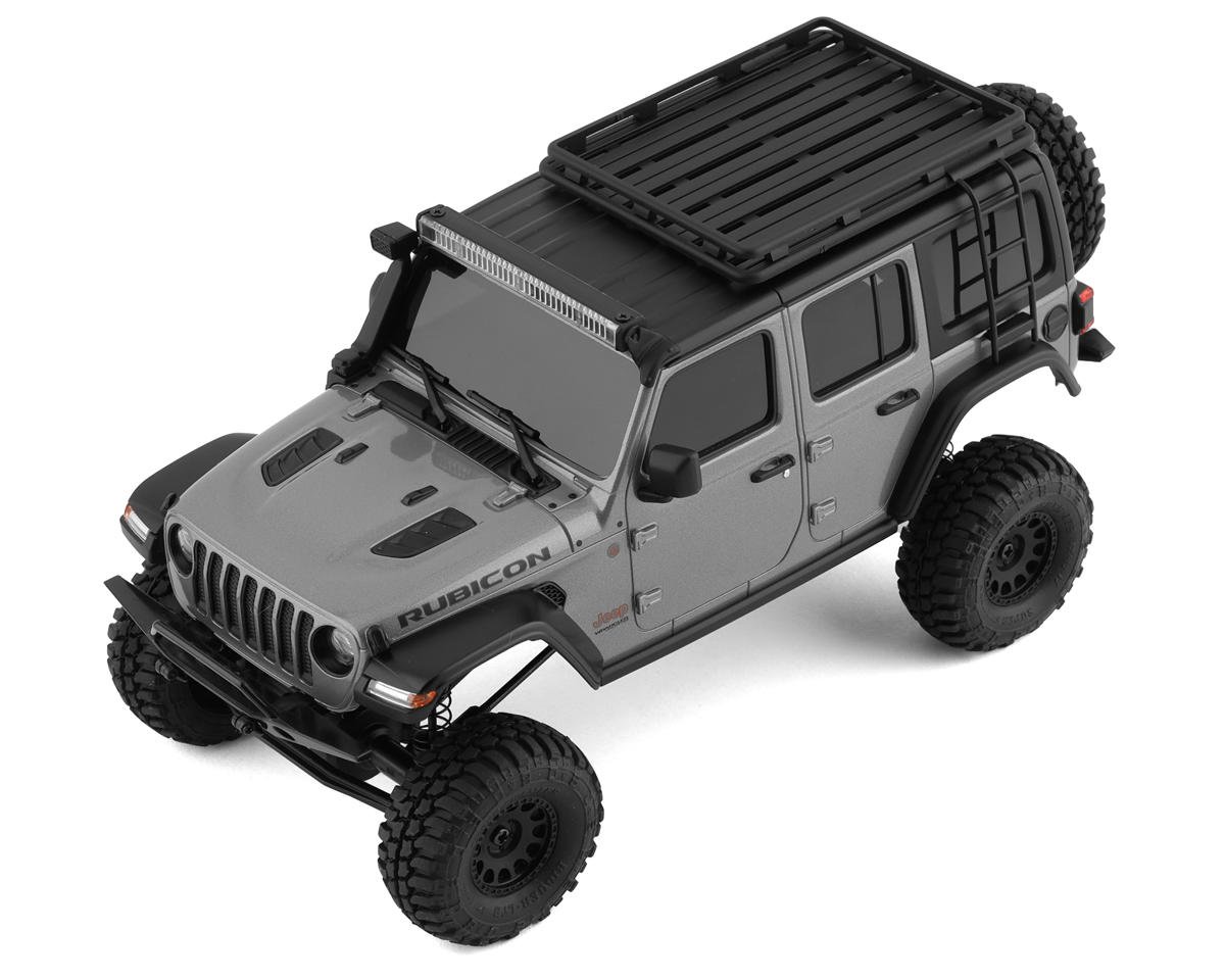 Kyosho MX-01 Mini-Z 4X4 Readyset w/Jeep Wrangler Rubicon Body (Grey) & 2.4GHz Radio