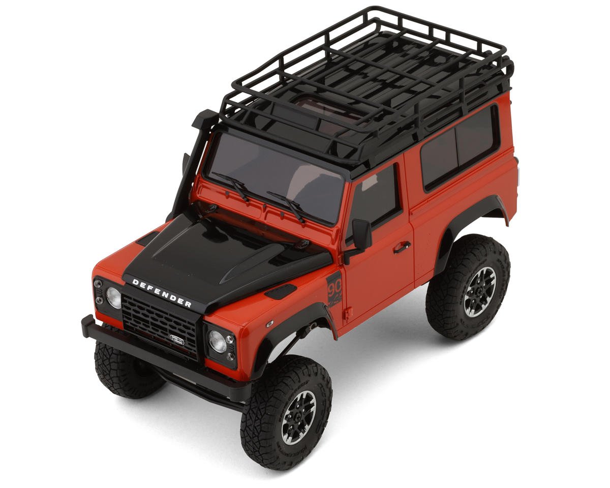 Kyosho MX-01 Mini-Z 4X4 Readyset w/Land Rover Defender 90 Adventure Body (Orange/Black) & 2.4GHz Radio