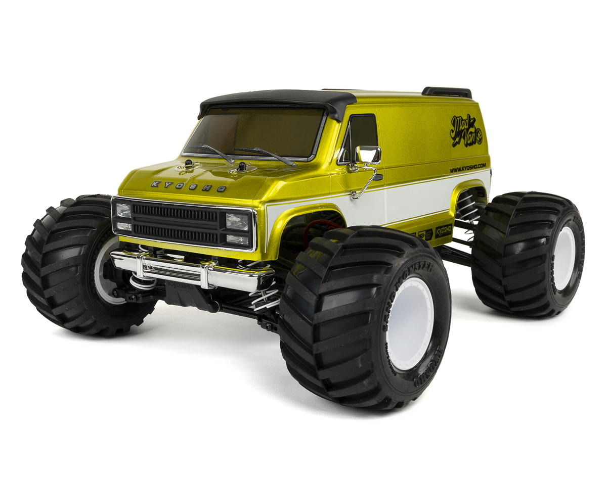 Kyosho Fazer Mk2 Mad Van VE 1/10 4WD Readyset Brushless Monster Truck (Yellow) w/2.4GHz Radio
