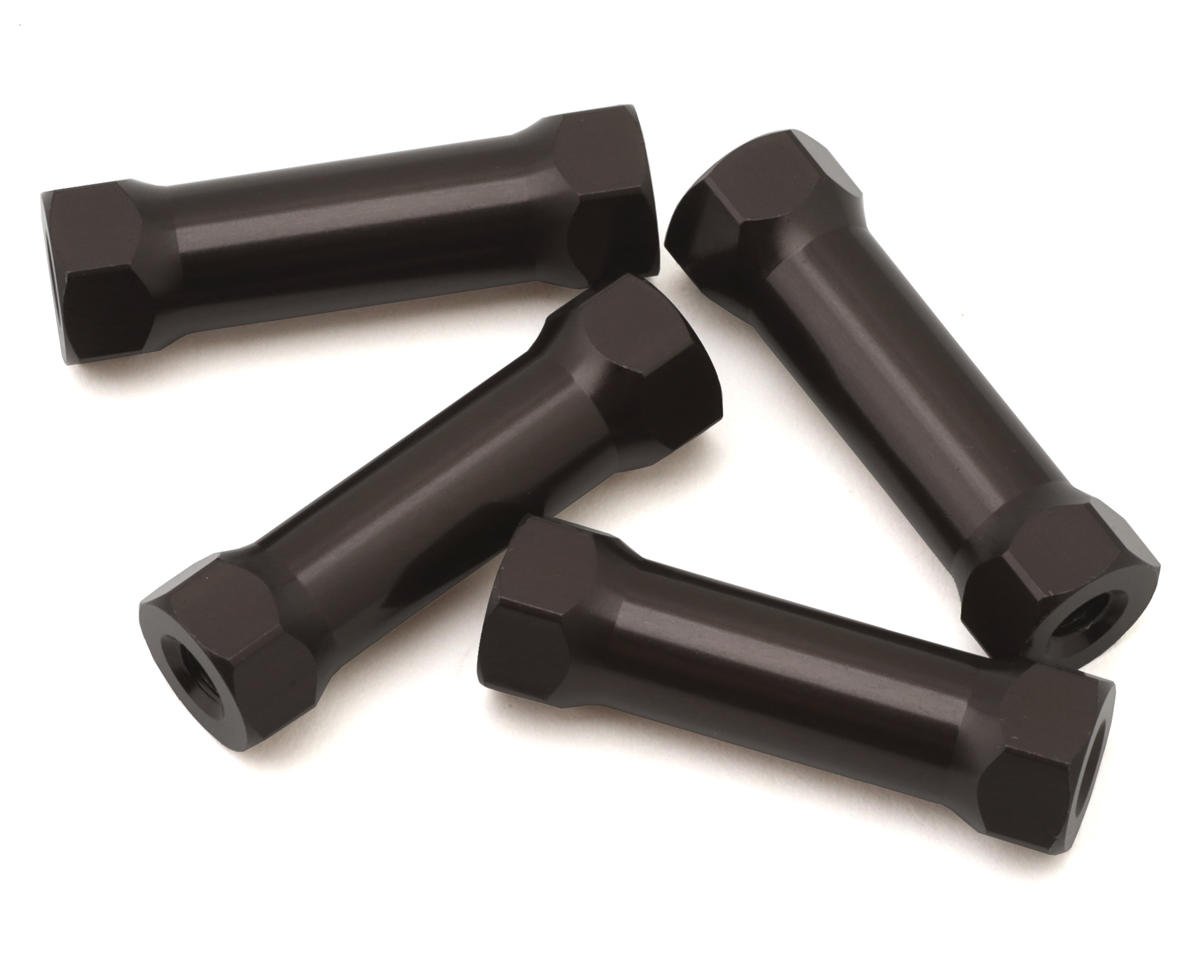 Kyosho SP Aluminum Radio Post Set (Gunmetal) (4)