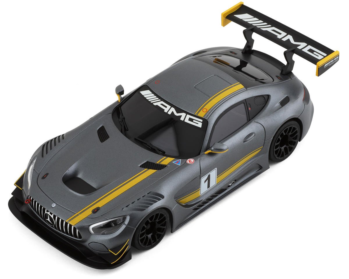 Kyosho Mini-Z MR-03W-MM Mercedes-AMG GT3 Body (Grey/Yellow)