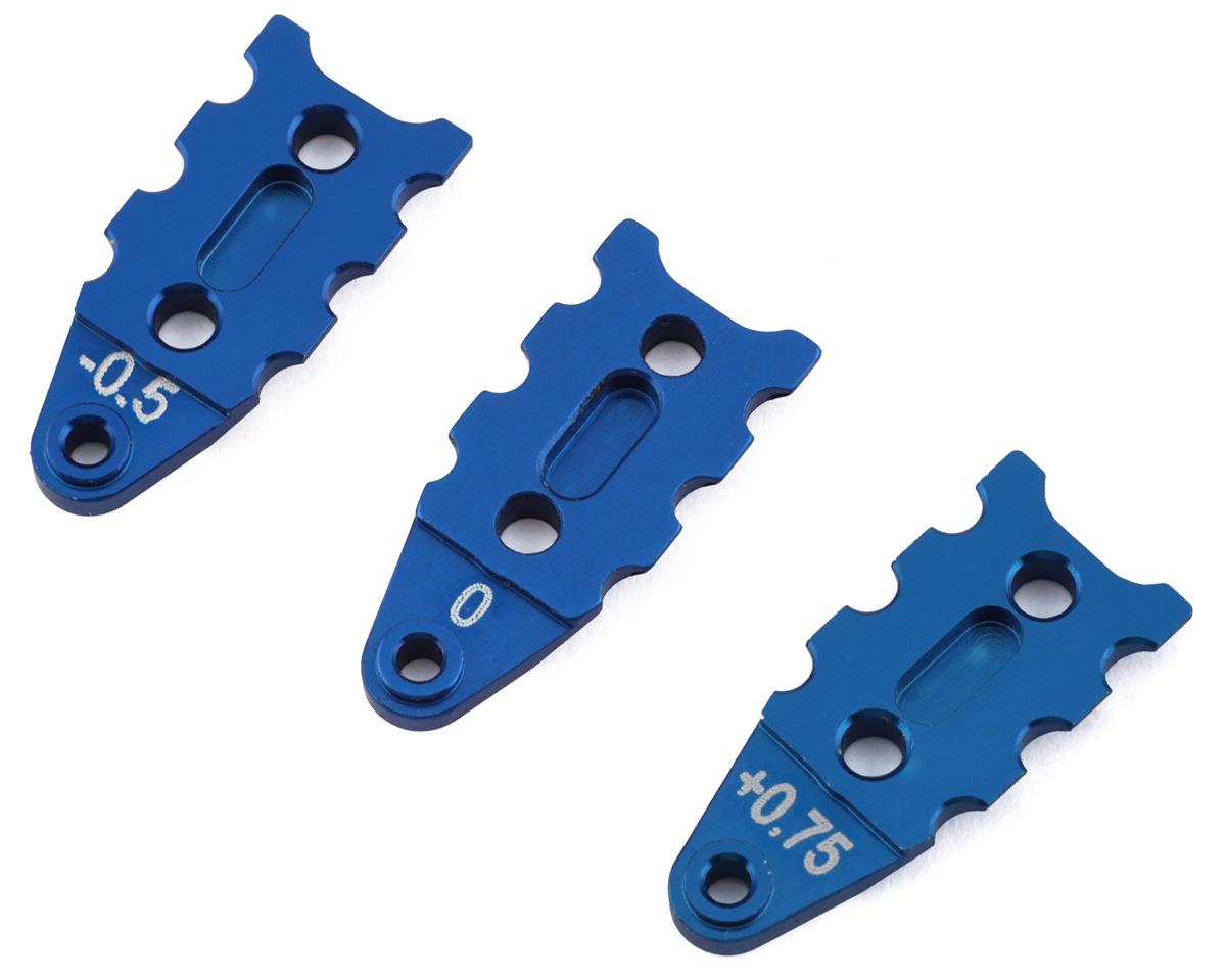 Kyosho MR-03 H Plate Holder Set (Blue) (3) (0.5/0/0.75mm)