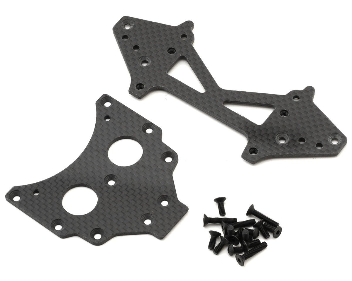 Kyosho Scorpion 2014 Carbon Long WB Rear Plate Set (273mm)