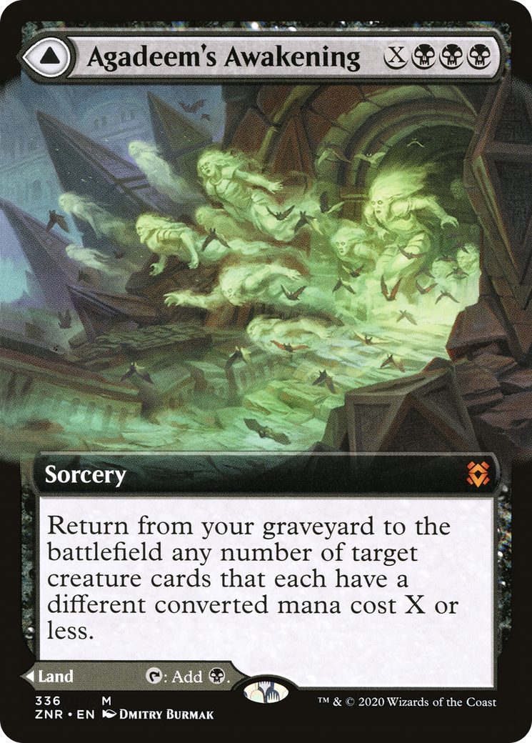Agadeem's Awakening // Agadeem, the Undercrypt [#336 Extended Art] (ZN