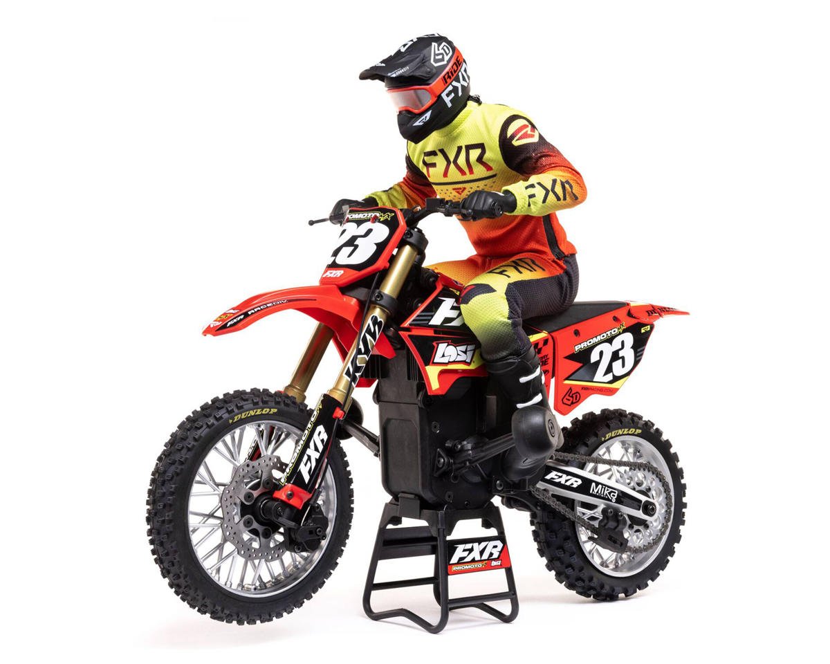 Losi Promoto-MX RTR 1/4 Brushless Dirt Bike (FXR) w/2.4GHz DX3PM Radio & MS6X System