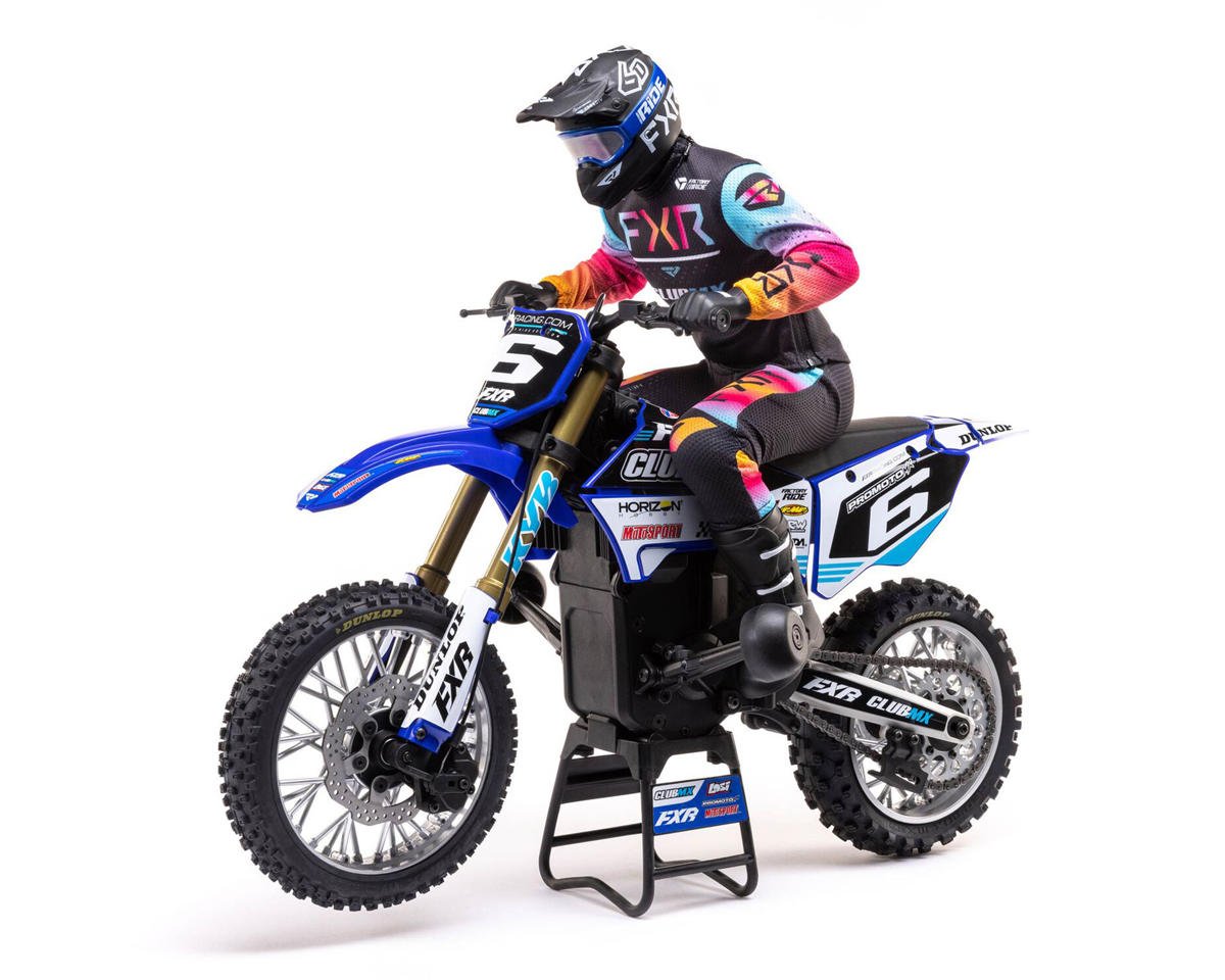 Losi Promoto-MX RTR 1/4 Brushless Dirt Bike (ClubMX) w/2.4GHz DX3PM Radio & MS6X System