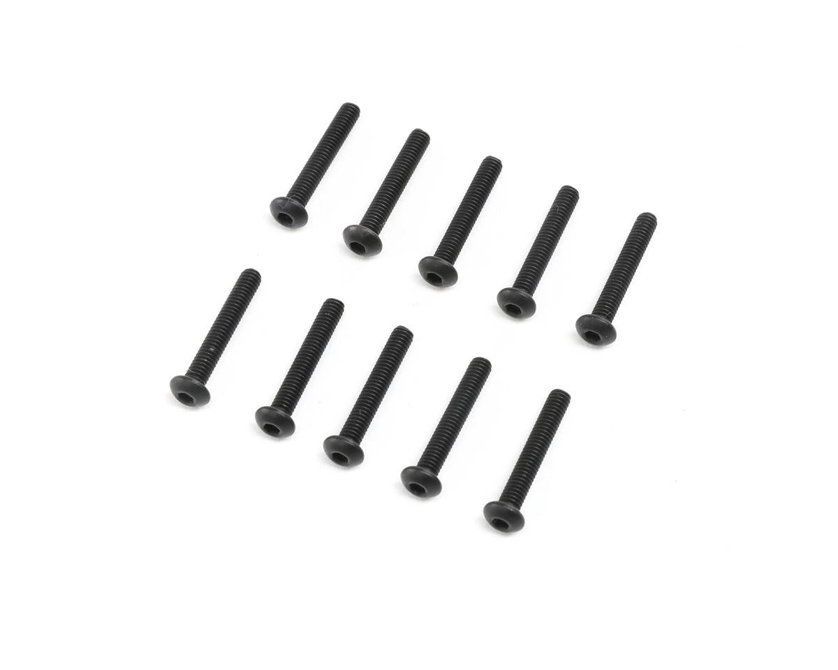 Losi Button Head Screws, M2.5 x 16mm (10)