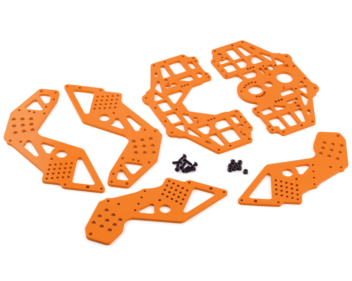 Losi LMT Mega Bog Hog Chassis Plate Set (Orange)