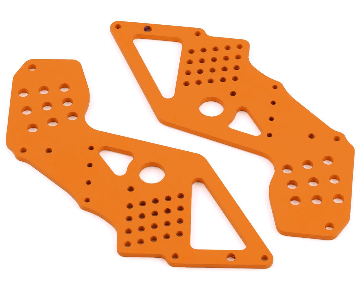 Losi LMT Mega Bog Hog Front Chassis Plate (Orange) (2)