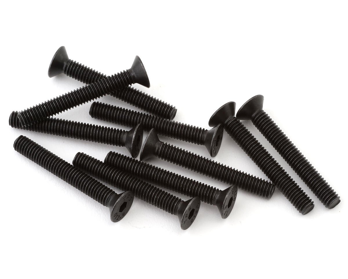 Losi 4x30mm Flat Head Screws (10)