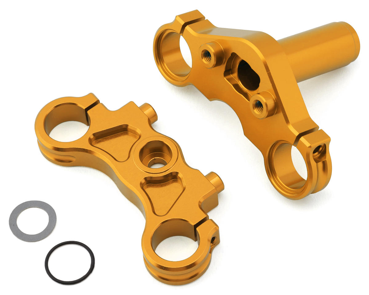 Losi Promoto-MX Aluminum Triple Clamp Set (Gold)