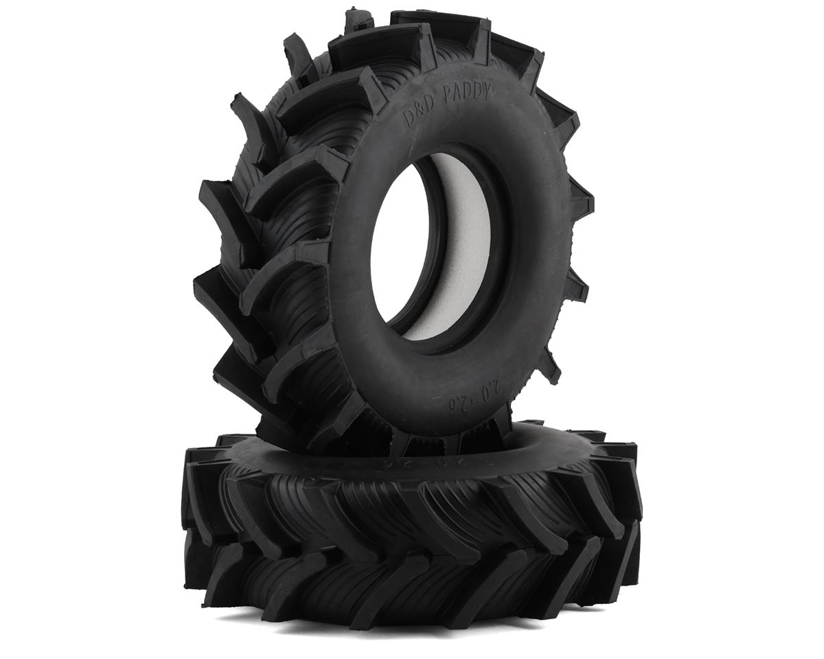Losi LMT Mega D&D Paddy Tire w/Foam (2)