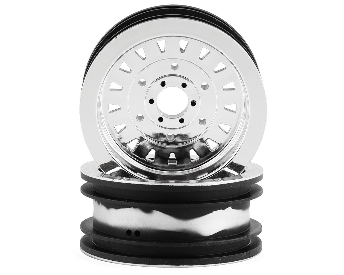 Losi LMT Mega D&D Wheels (2) (Chrome)
