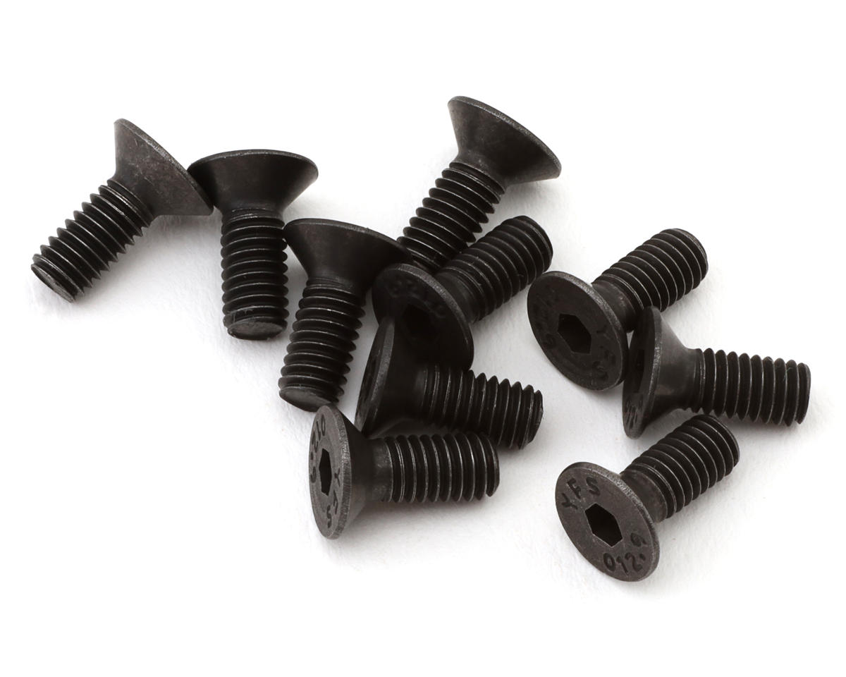 LRP 4x10mm Hex Countersunk Screw (10)