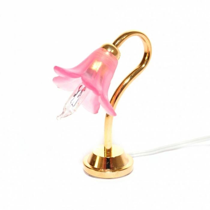 Pink Flower Table Lamp