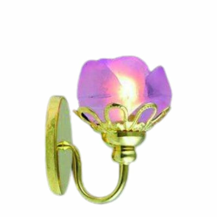 Pink Rose Wall Light