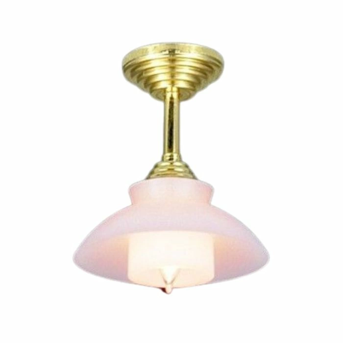 Ceiling Lamp with White Shade