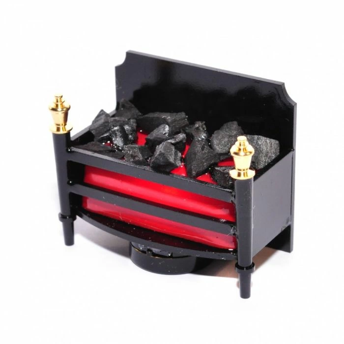 Battery Operated Firegrate Solid Red