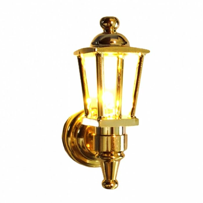 Brass Battery Coach Light