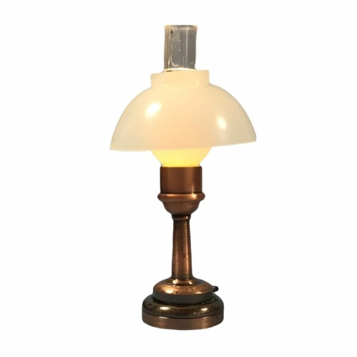Ornate Copper Oil Lamp Battery Light