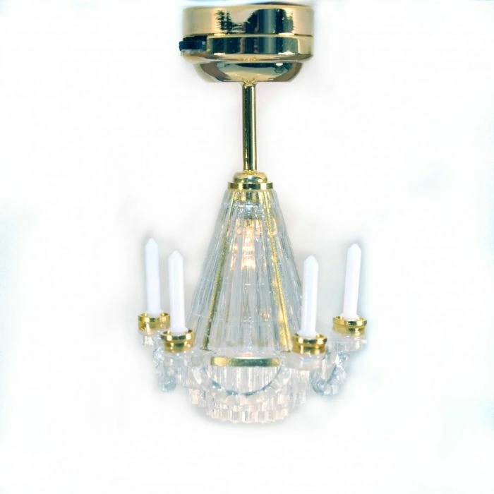 Battery Crystalline Chandelier