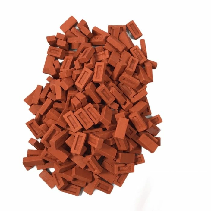 Dark Red Treated Bricks, Pack of 250