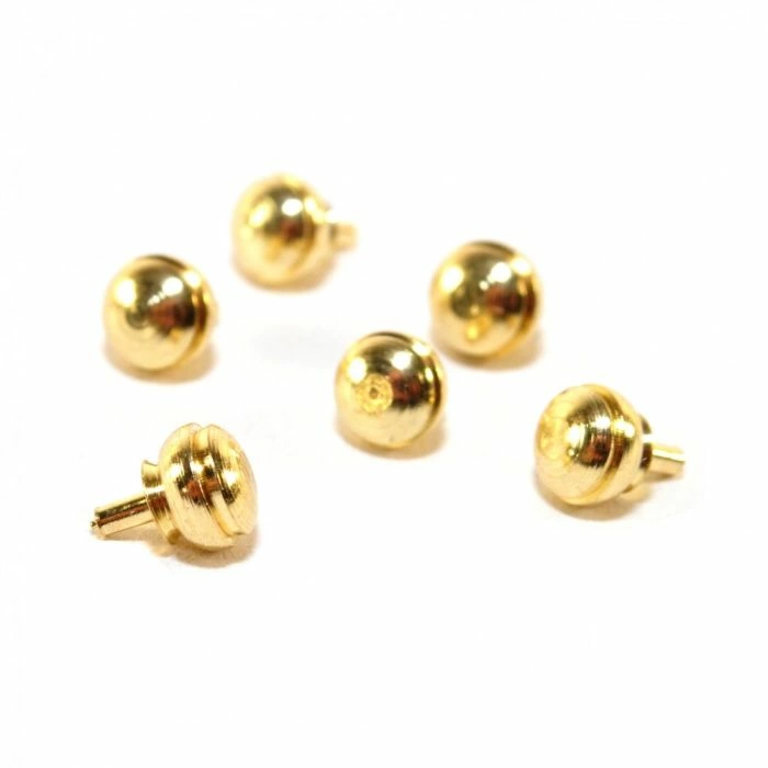 Gold Door Knobs, Pack of 6