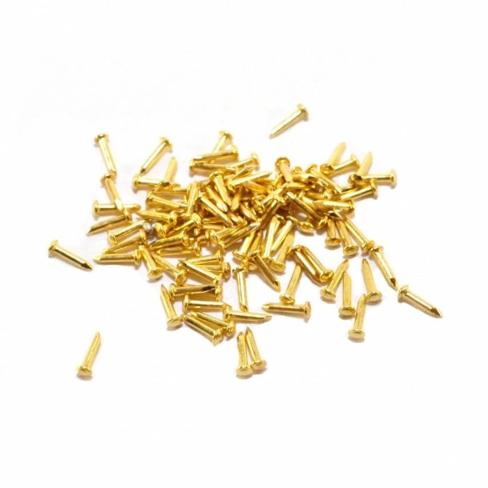 Brass Nails 4mm, Pack of 100