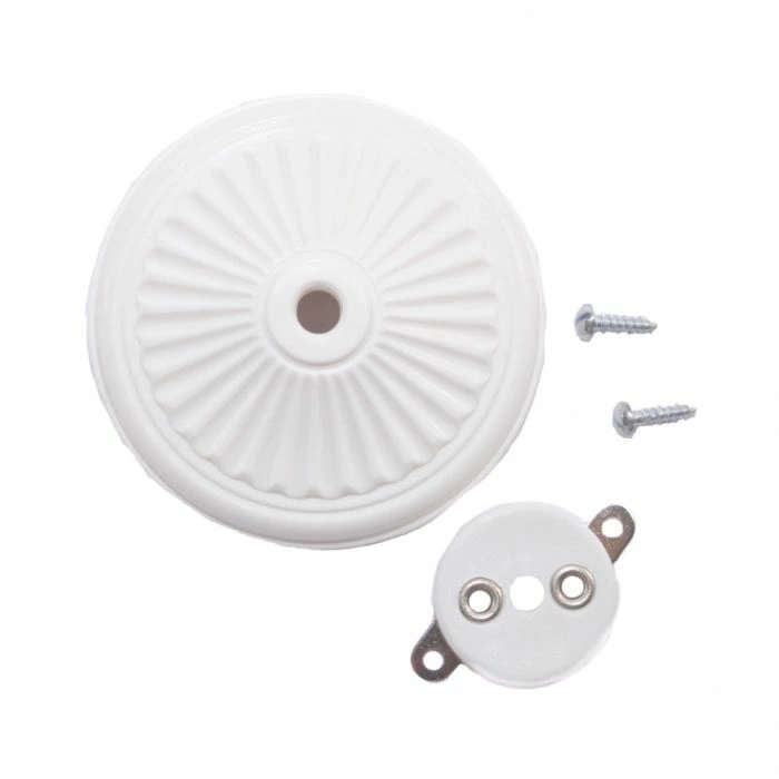 Ceiling Rose with Socket 50mm