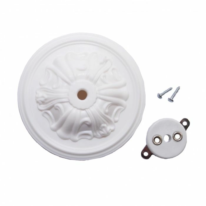 Ceiling Rose with Socket 62mm