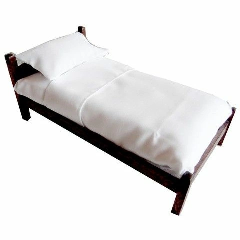 Single Sheet and Pillowcase - White