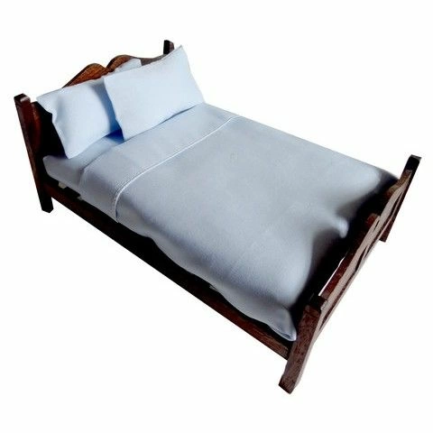 Double Sheet and Pillowcases - Blue