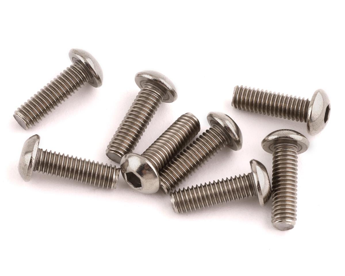 Mugen Seiki 3x10mm Titanium Button Head Screw (8)