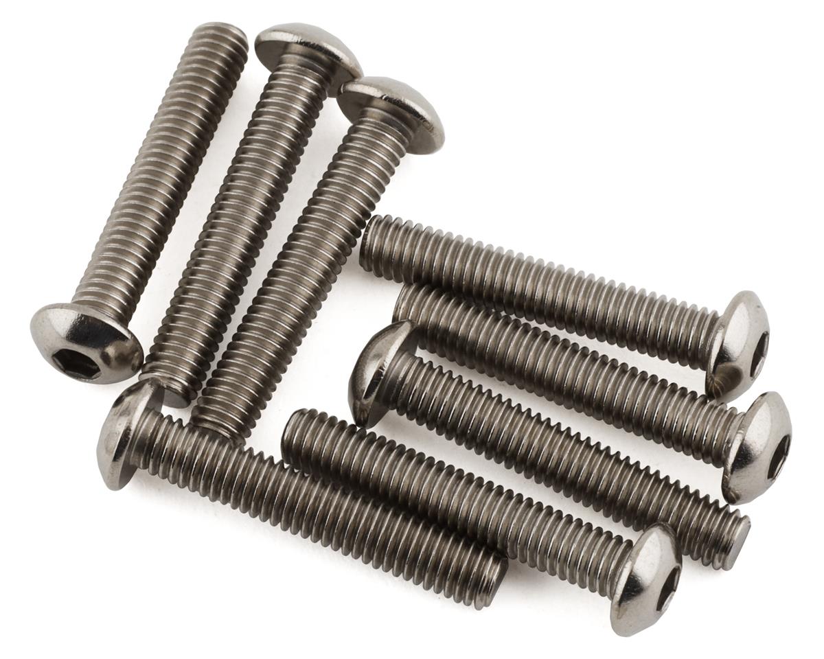 Mugen Seiki 3x18mm SIG Titanium Button Head Screw (8)