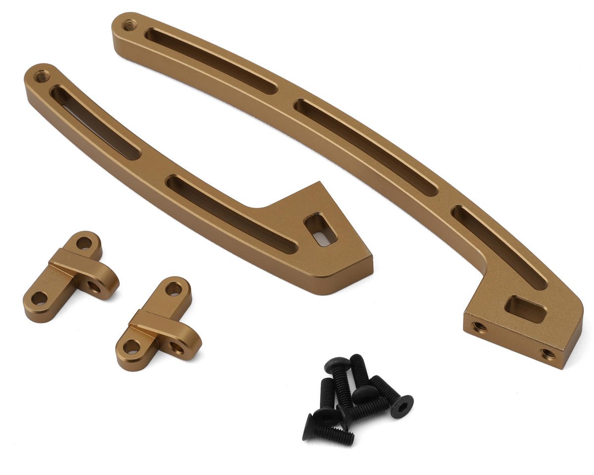 Maverick Aluminum Front & Rear Chassis Brace Set (Gold)