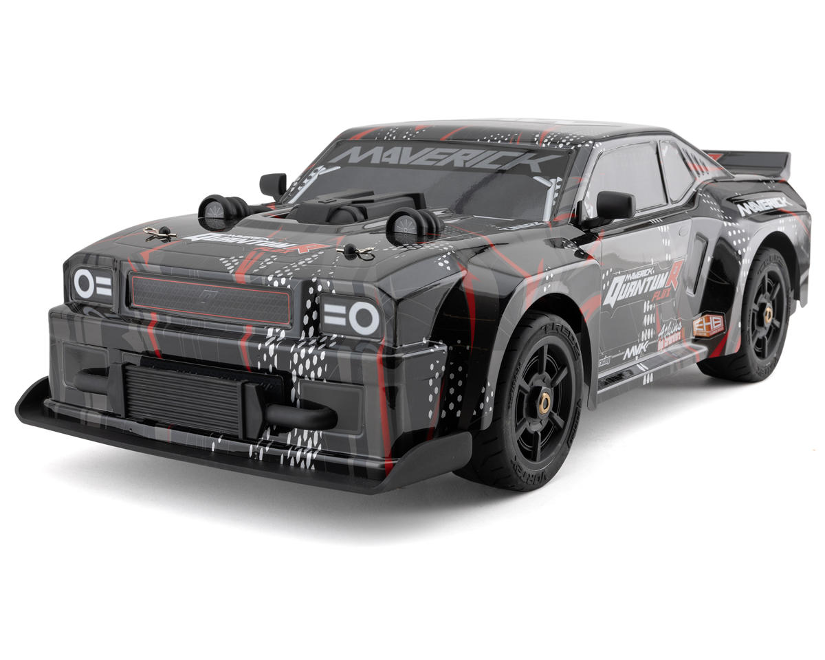 Maverick QuantumR Flux 1/8 4S 4WD Brushless RTR Electric Muscle Car (Black/Red) w/2.4GHz Transmitter