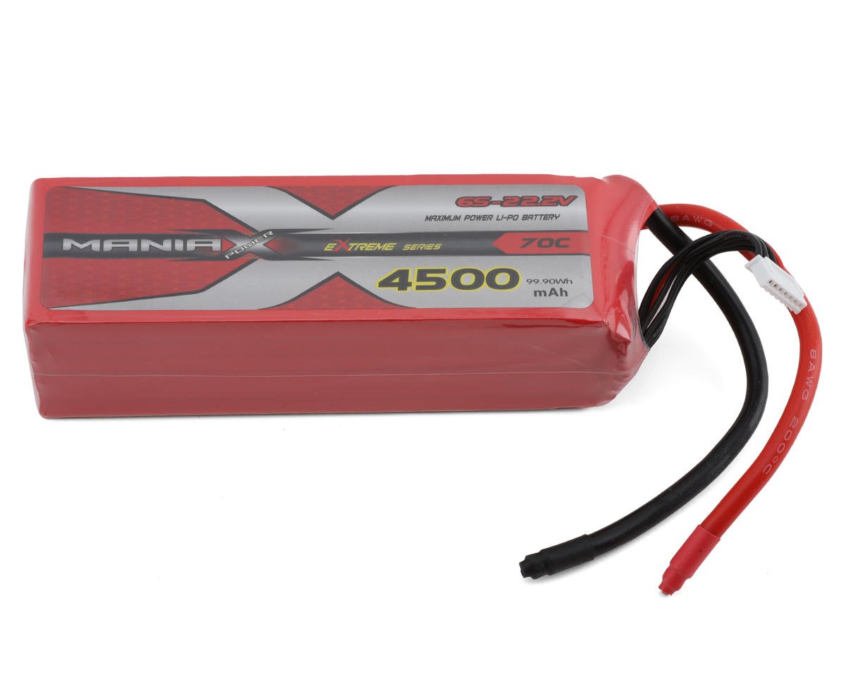 ManiaX 6S 70C LiPo Battery Pack (22.2V/4500mAh)
