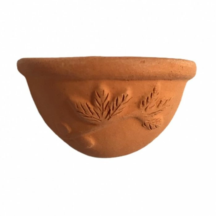 Terracotta Wall Planter - Leaf & Berry